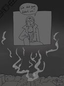 Aftermath of blowing up Page's Area 51 bunker