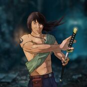 Jit, a character from an unannounced Deus Ex comic