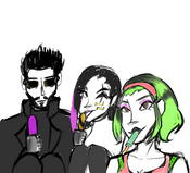 Agatha with Iris and Jensen by coretransfer