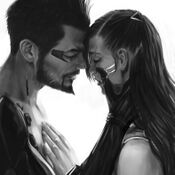 Artwork of Heartspowl's OC Iris from CODE: 1R15