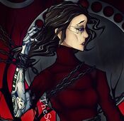 Close-up of The Hanged Man