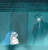 Lovelace and Paul in her hotel room