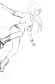 Using her Gravity Runner aug