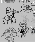 It is correct to think that Claire is actually a creation of Lady Gossip, who would belong to The Nameless Mod universe. By the way... Chinchilla Claire?