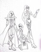 Overwatch AU featuring Tasia, Alice, and Leah King by minieverfeel